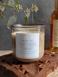 Image 1 of Recycled Glass - Sweet Fig Soy Wax Candle