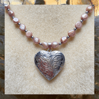 Image 2 of THE AMÉLIE LOCKET (PEARL)