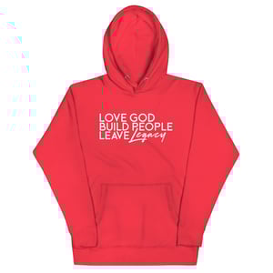 Image of Red Legacy Hoodie