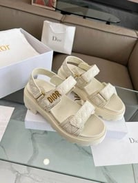 Image 4 of CD double strap sandals