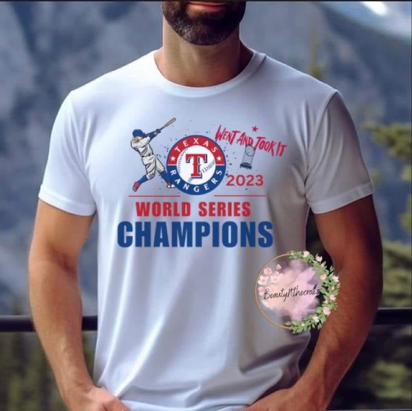 Image of Texas Rangers World Series Champions T-shirt