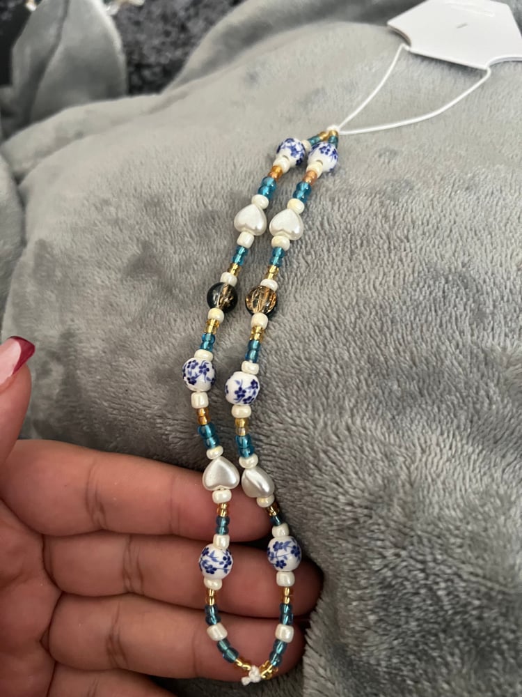 Image of Greek inspired phone charm 