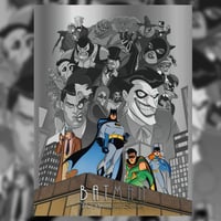 Batman the Animated Series Foil B&W Variant Artist Proof