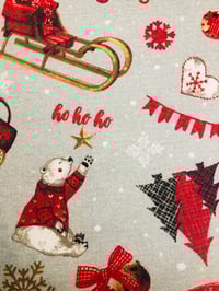 Image 3 of Hule Loneta Resinada - Navidad/Oso Polar - 6€/m