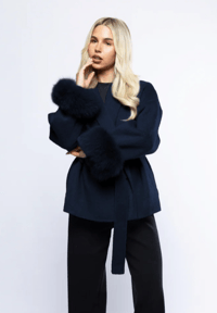 Image 1 of Milan Coat Navy