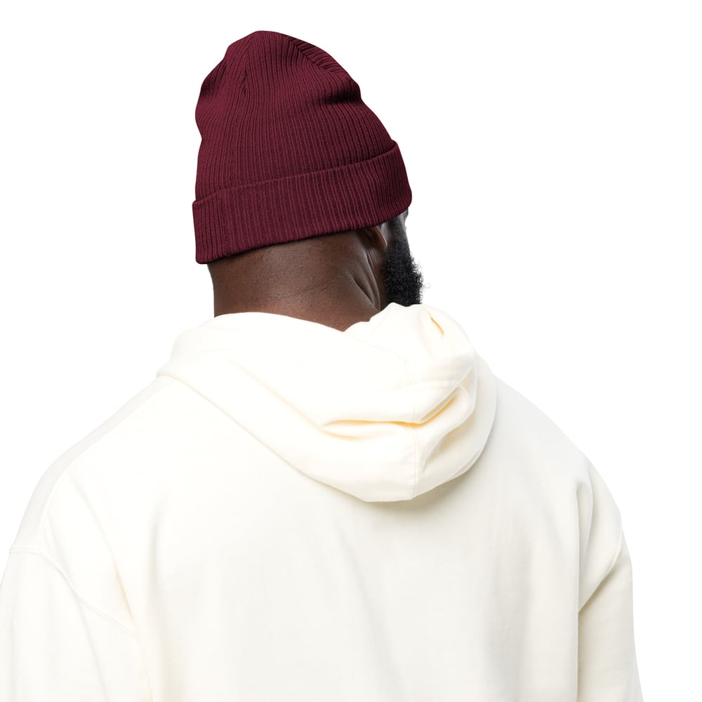 1016 Organic ribbed beanie