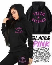 40% off SPECIAL OFFER!!! Tattd&Blessed black&pink Hoodie!!! 🩷