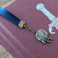 Image 3 of Premade Ribbon Bookmarks (Space Dads)