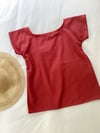 Ready Made Rust Red T Top with free post sizes 8 & 12