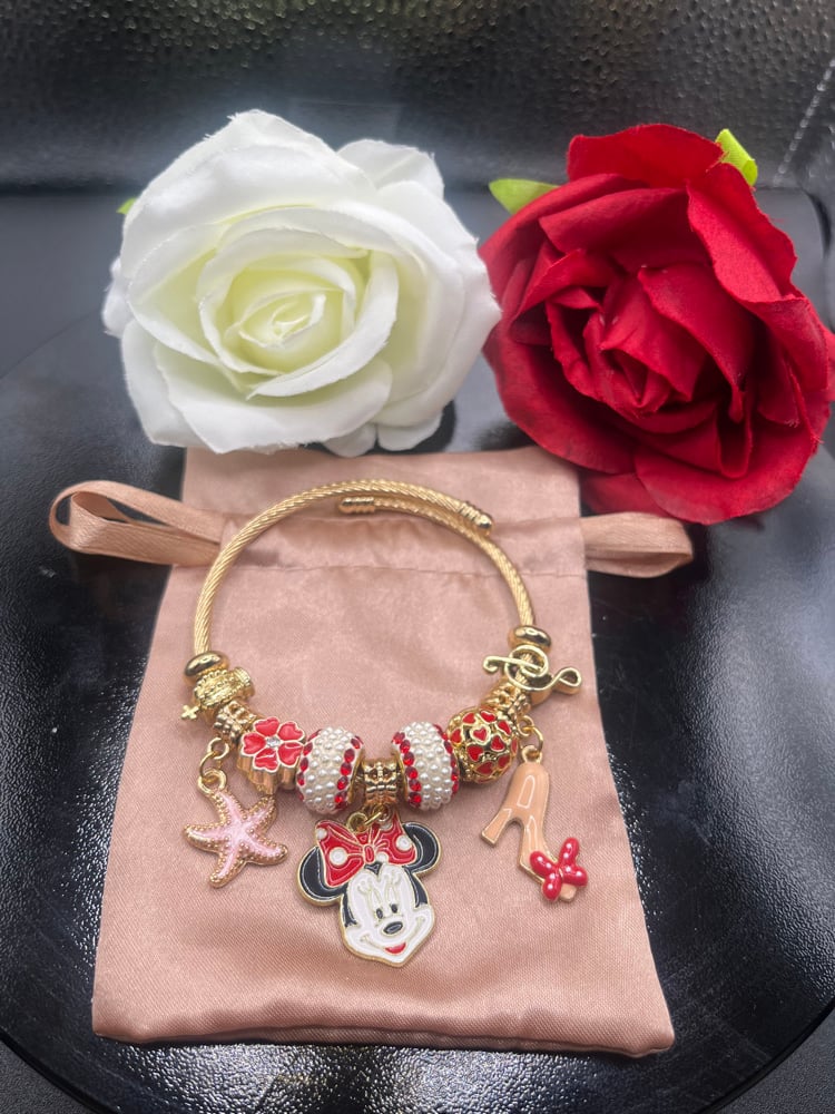 Image of Gold bracelet Minnie 