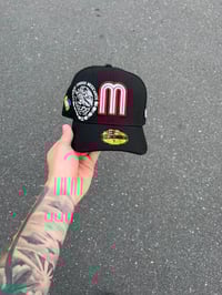Image 4 of BLACK UNIDOS ESTADOS MEXICANOS CUSTOM FITTED CAPS 