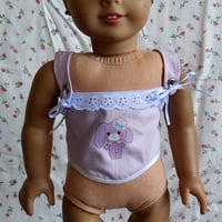 Sanrio lilac bunny corset 