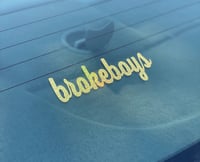 Image 4 of Broke Boys Decal Holographic Gold 