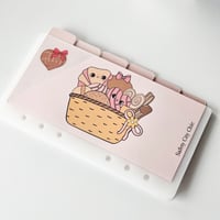 Image 2 of Pan Dulce y Cafecito PinkTabbed Envelopes A6