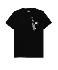 Image 2 of LADDER TO GREATNESS- T SHIRT BLACK