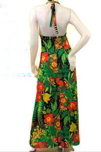 Image 6 of Vintage tropical maxi dress