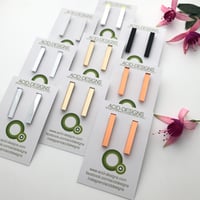 Image 1 of Náušnice / Earrings Long Rectangle Mirror