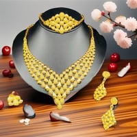 Image 2 of Golden Portrait Elegance Jewelry Set