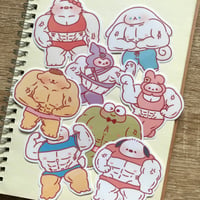 Image 1 of Buff Cute Animals Stickers