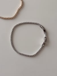 Image 2 of Dainty Tennis Bracelet 
