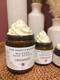 Image 2 of Unscented Multi-Purpose Whipped Body Butter | Sensitive Skin, Pregnancy  Eczema