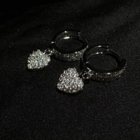 Image 2 of Amour Huggie Hoop Earrings