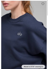 Navy crewneck set