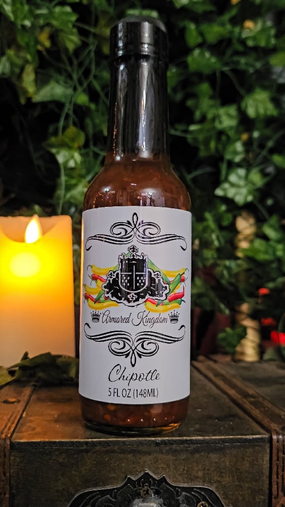 ๐The Armored Kingdom Chipotle Hot Sauce (5 FL OZ)