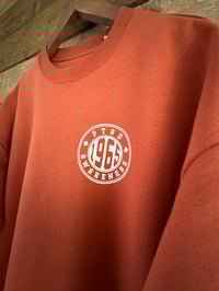 Image 3 of 1965 PTSD Awareness 'Oversized' (relaxed fit) Sweatshirt Brick Red