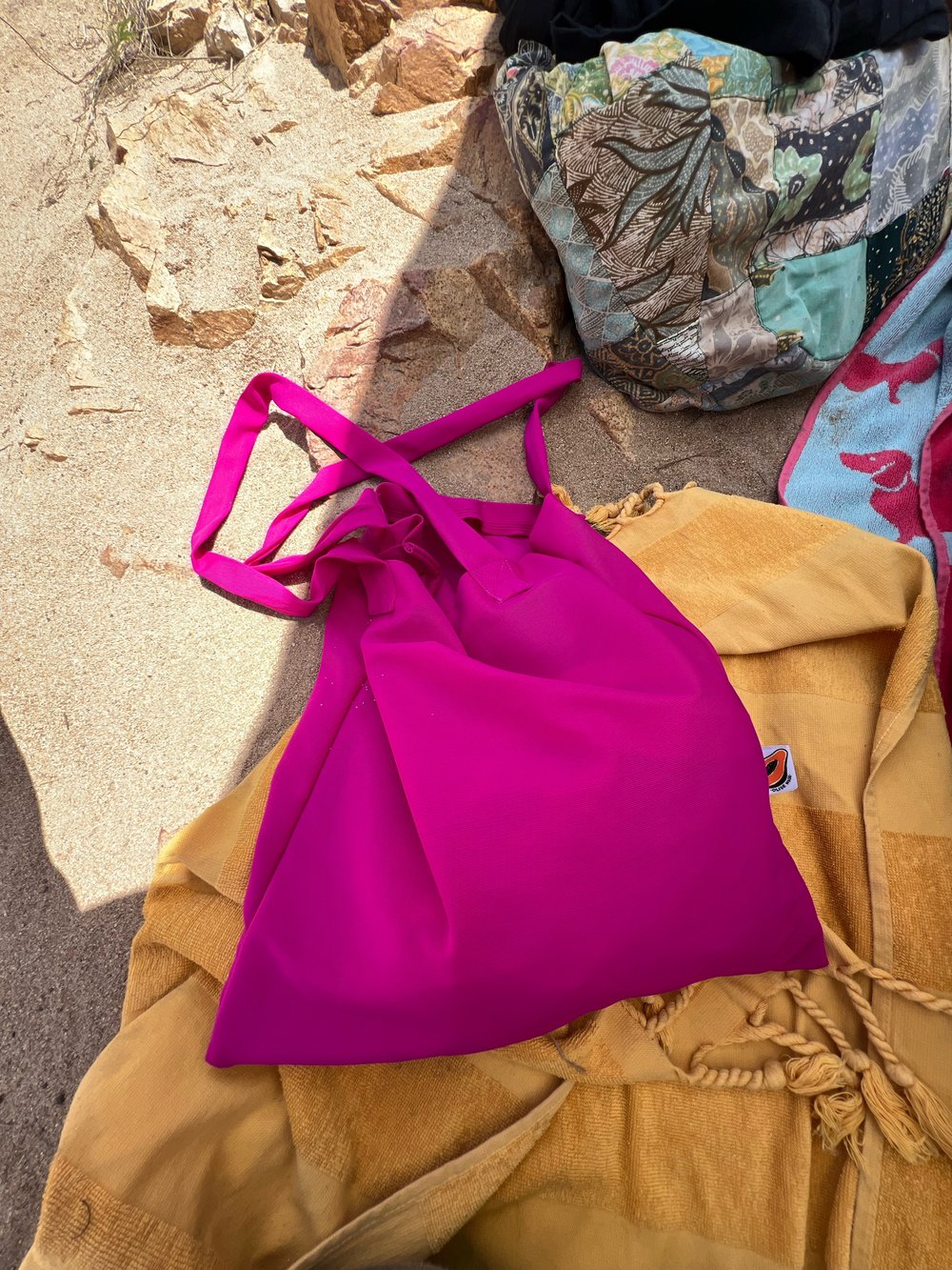 Image of Everday Tote Bag In Fuschia 