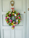 Image of 40cm Thick Rattan WildFlower Wreath 