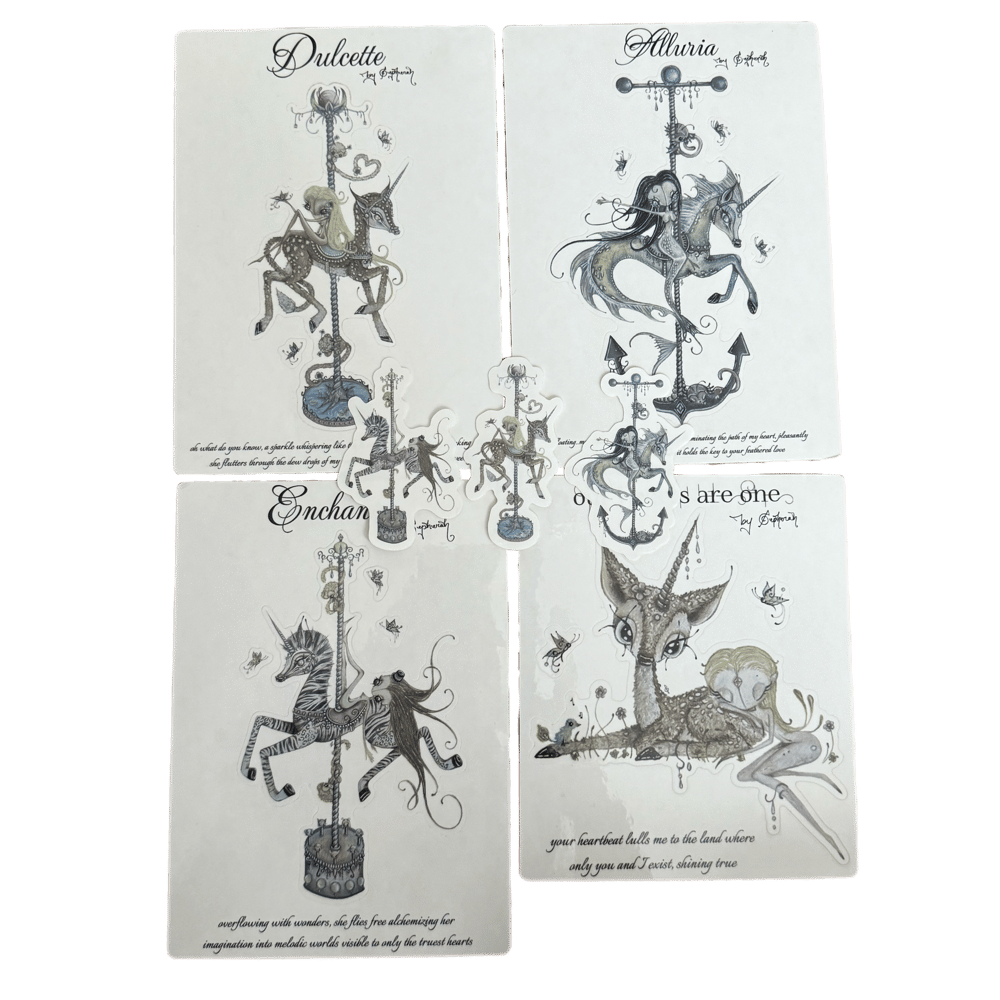 Image of new fairy doll sticker bundle 