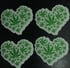 Weed Leaf Heart Sticker Image 3
