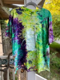 Image 1 of XL Live Fast Eat Trash Raccoon shirt D1