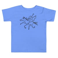 Image 2 of cat rider Toddler Short Sleeve Tee 