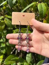 “purple haze” earrings