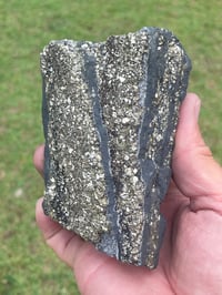 Image 5 of Shungite Specimen With Cubic Pyrite #606