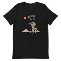 Image 1 of Horse Girl t-shirt (“no bball” version)