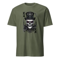 Image 3 of King Of Spades Skull Unisex T-Shirt