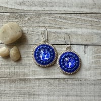 Image 3 of Petroglyph Drops - Vivid Blue
