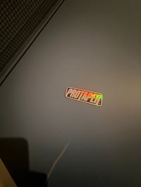 Holographic protaper sticker