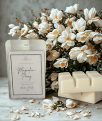 Image 4 of Magnolia & peony / rose jam /  honeysuckle + jasmine clamshell wax melts 