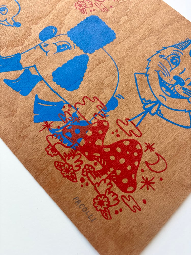 Image of Poodle with Cowboy Boots print