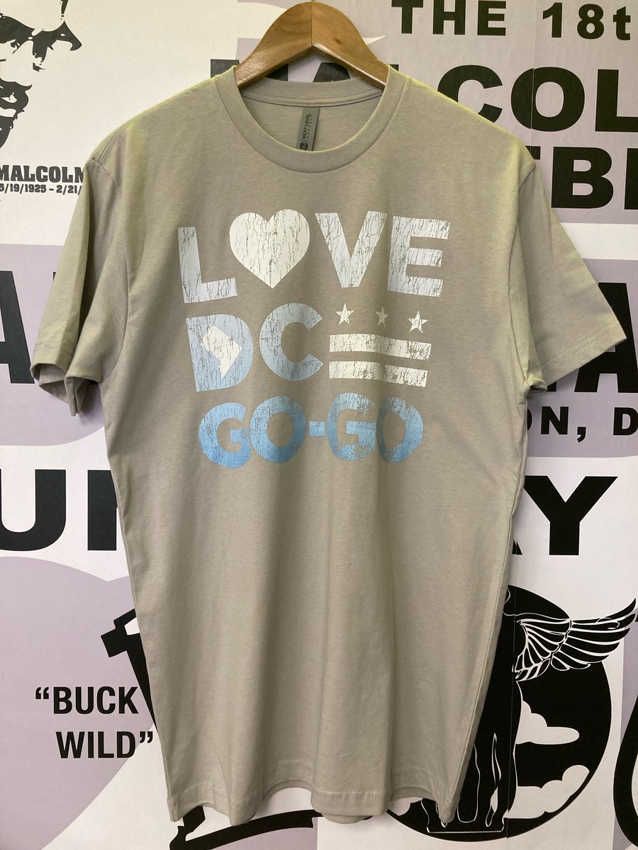 Image of LOVE DC GOGO "Fade To Blue" Slate Grey T-shirt