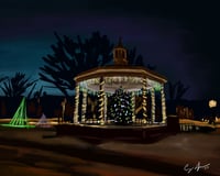 Image 1 of Diamond Park Gazebo at Christmas
