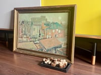 Image 2 of Impressionist Cityscape Oil on Canvas