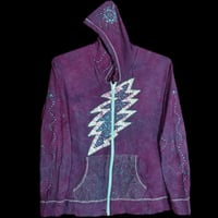 Image 1 of 2X Ladies Lightweight Hoodie purple