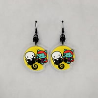 Nightmare Before Kitty Earrings