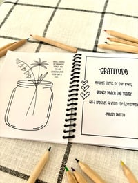 Image 2 of Gratitude prompt/coloring book
