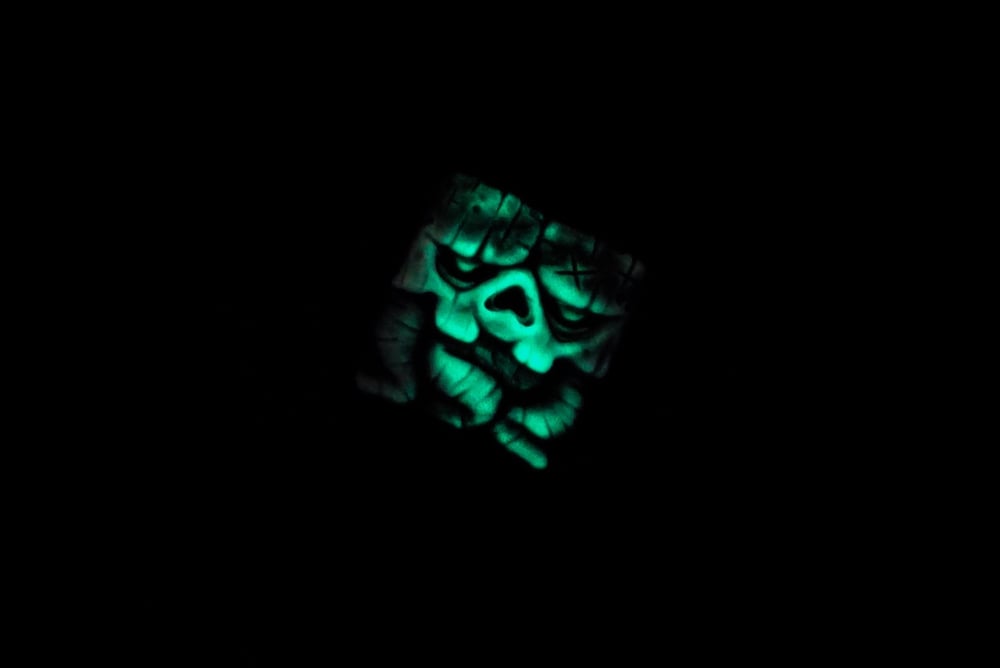 Glow wormgod RESIN patch (GID)